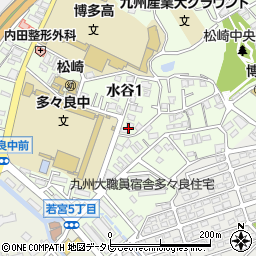 福岡キリスト教会周辺の地図