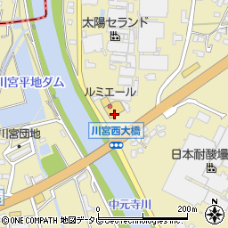 ルミエール田川店周辺の地図
