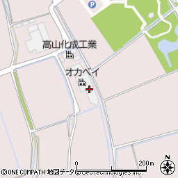 株式会社オカベイ　椎田工場周辺の地図