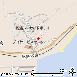 和歌山県東牟婁郡那智勝浦町浜ノ宮877周辺の地図