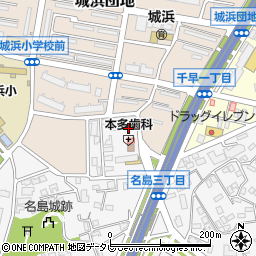 福岡銀行名島 ＡＴＭ周辺の地図