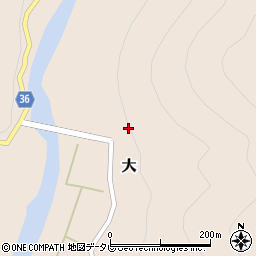 和歌山県西牟婁郡白浜町大258周辺の地図