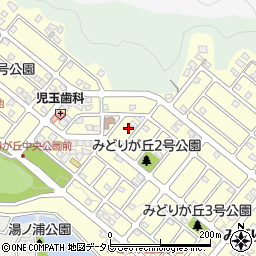 福岡県福岡市東区みどりが丘2丁目周辺の地図