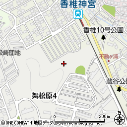 松香団地公園周辺の地図