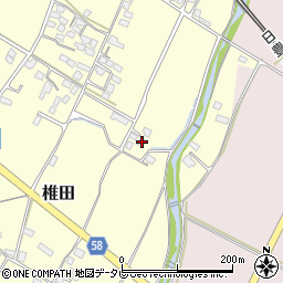 福岡県築上郡築上町椎田1312周辺の地図