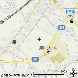 福岡県京都郡みやこ町犀川本庄周辺の地図
