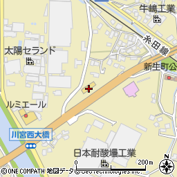 セブンイレブン田川川宮店周辺の地図