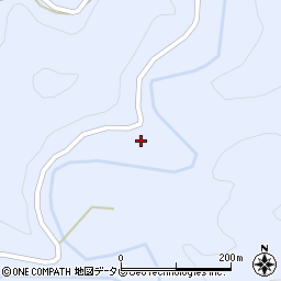 徳島県海部郡海陽町浅川南シンサイ谷周辺の地図