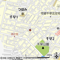 西日本新聞エリアセンター　東区香椎浜周辺の地図