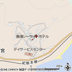 和歌山県東牟婁郡那智勝浦町浜ノ宮870周辺の地図