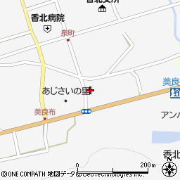 ＪＡ高知県　香北購買課周辺の地図