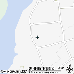 高知県香美市香北町下野尻92周辺の地図