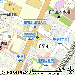 福岡スバル本社周辺の地図