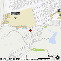 飯塚高校竜王愛宕寮周辺の地図
