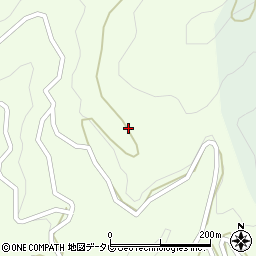 高知県香美市香北町白川1121周辺の地図