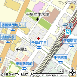 三井のリハウス　千早香椎店周辺の地図