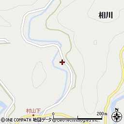徳島県海陽町（海部郡）相川（東前）周辺の地図