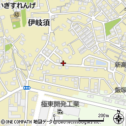 福岡県飯塚市伊岐須232周辺の地図