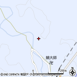 徳島県海部郡海陽町浅川田ノ谷周辺の地図