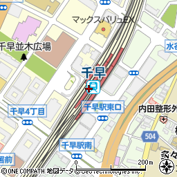 マツモトキヨシえきまち１丁目千早駅店周辺の地図