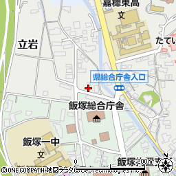 飯塚建設会館周辺の地図