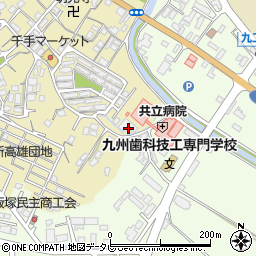 福岡県飯塚市伊岐須166周辺の地図