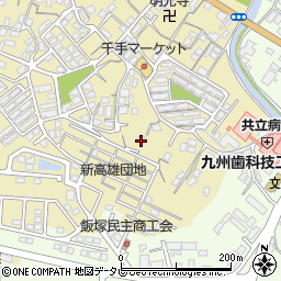 福岡県飯塚市伊岐須197周辺の地図