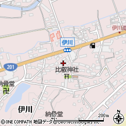 福岡県飯塚市伊川447-8周辺の地図