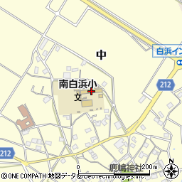 白浜町立南白浜小学校周辺の地図