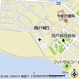 西戸崎創生園周辺の地図