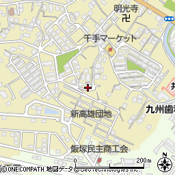 福岡県飯塚市伊岐須186周辺の地図