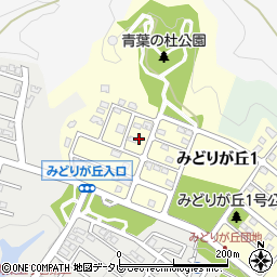 福岡県福岡市東区みどりが丘1丁目3周辺の地図