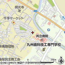 福岡県飯塚市伊岐須168-5周辺の地図