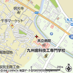 福岡県飯塚市伊岐須168-6周辺の地図
