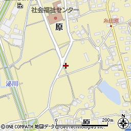 福岡県糸田町（田川郡）原周辺の地図