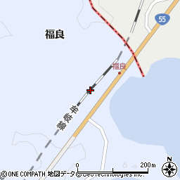 徳島県海部郡海陽町浅川福良周辺の地図