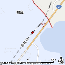 徳島県海陽町（海部郡）浅川（福良）周辺の地図