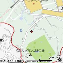 久山ケイマンゴルフ場周辺の地図