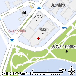 松岡福岡物流センター周辺の地図