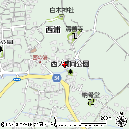 福岡県福岡市西区西浦1038周辺の地図