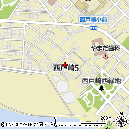 福岡県福岡市東区西戸崎5丁目19周辺の地図