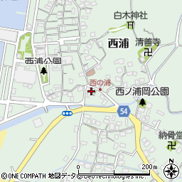 福岡県福岡市西区西浦1043周辺の地図
