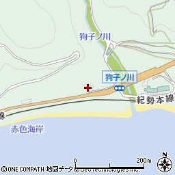 和歌山県東牟婁郡那智勝浦町狗子ノ川816周辺の地図