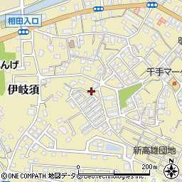 福岡県飯塚市伊岐須262周辺の地図