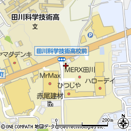 山小屋メルクス田川店周辺の地図