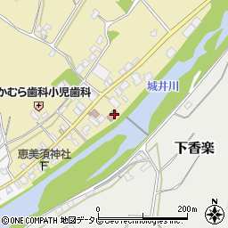 下城井公民館周辺の地図