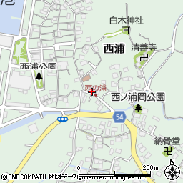 福岡県福岡市西区西浦1044周辺の地図