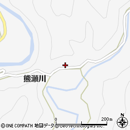 和歌山県東牟婁郡那智勝浦町熊瀬川205周辺の地図