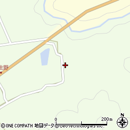 高知県香美市香北町韮生野910周辺の地図