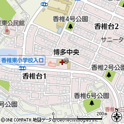 博多学園博多中央幼稚園周辺の地図